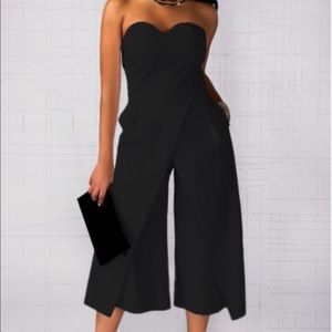 Mod Lilly black strapless jumper Brand New